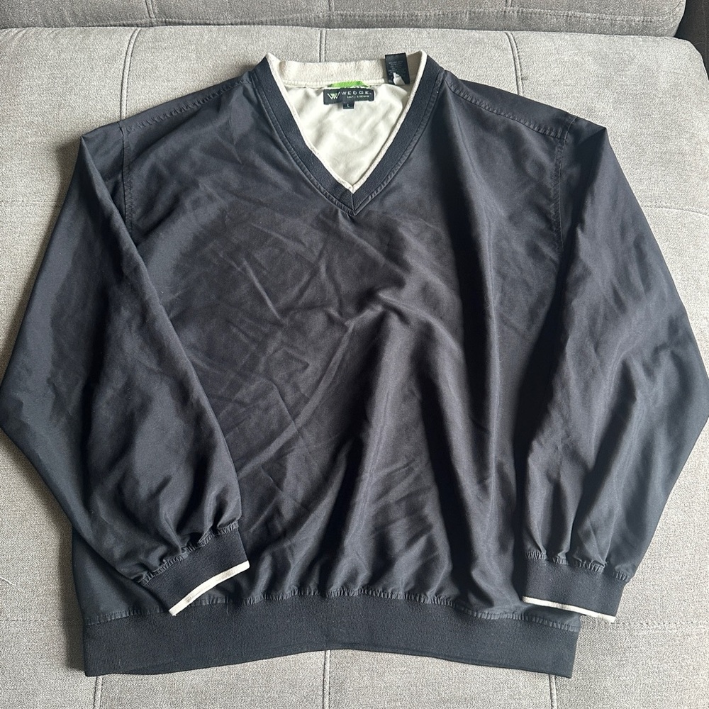 Men's Wedge Golf V-Neck Windbreaker